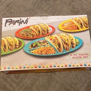Parini 4-Piece Fiesta Plate Set